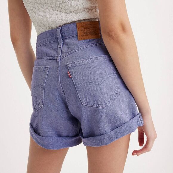 Levi’s® ‘80s Rolled Mom Denim Short - Dusty Persian Violet - Picture 5 of 5